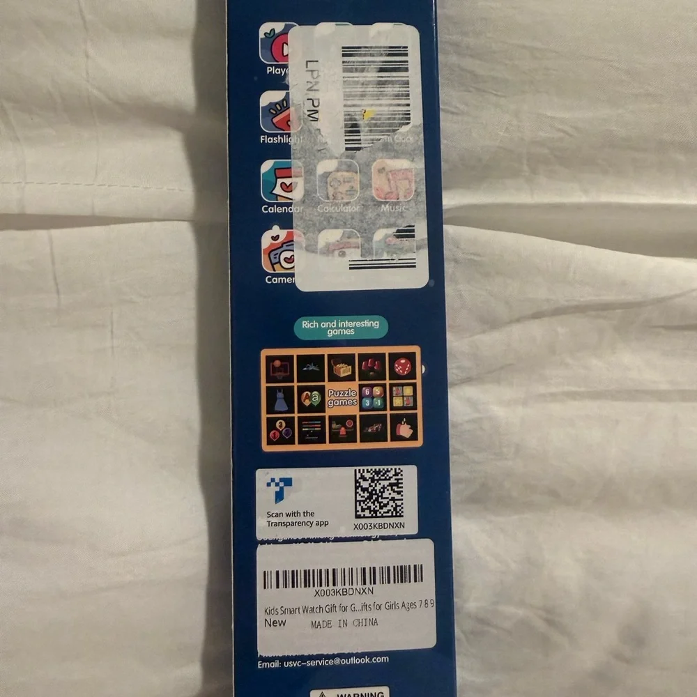 NIB Cosjoype Kids Smartwatch Music,Camera,Games,Touchscreen,Video, Tracker,Pink